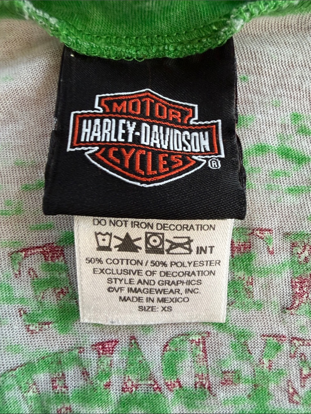 NWOT Harley-Davidson V-Neck Tee - Picture 4 of 4